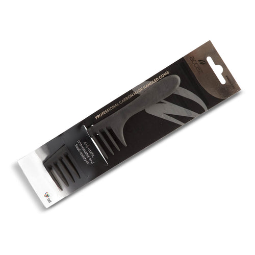 Accez Carbon Handle Comb Wide-Tooth Heat-Resistant Detangling Comb, 1 Piece