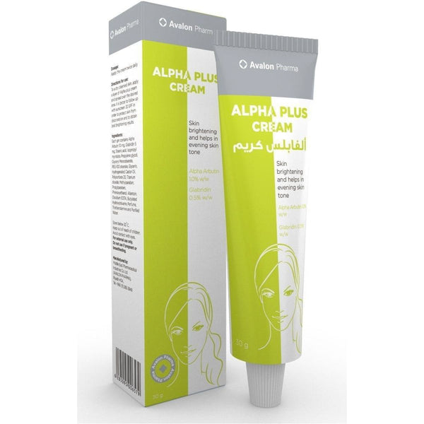 Avalon Alpha Plus Cream Lightweight Brightening Cream Alpha Arbutin 1% Glabridin 0.5% 30g