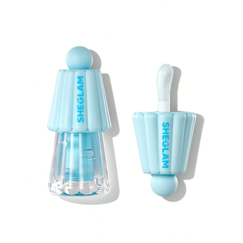 Sheglam Jelly Wow Hydrating Lip Oil Glossy Finish Mali-Blue Berry