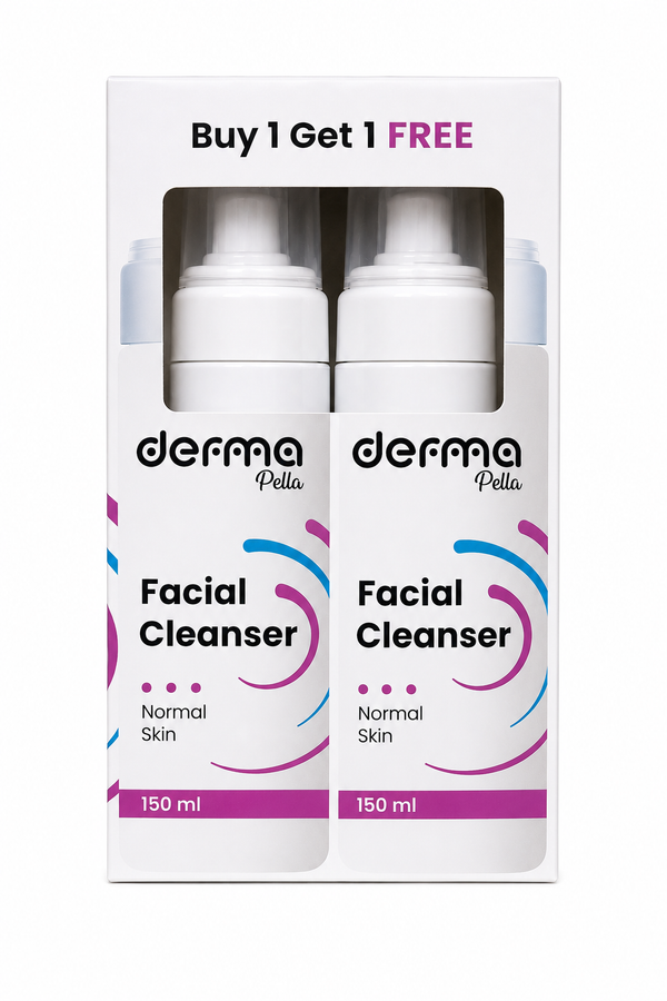 Derma Pella Facial Cleanser for Normal Skin Gentle Formula 150 ml + 150 ml