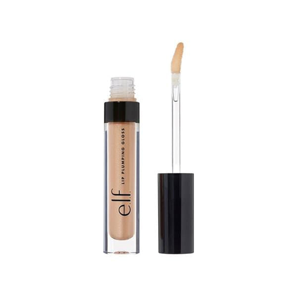 e.l.f. Lip Plumping Gloss High-Shine Finish Vitamin E Coconut Oil Champagne