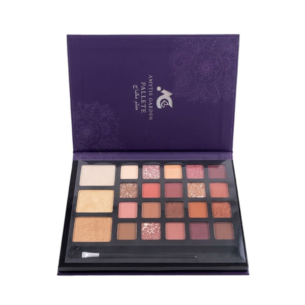 Amytis Garden Complete Makeup Palette Matte and Shimmer Eyeshadow Blush Highlighter 25g