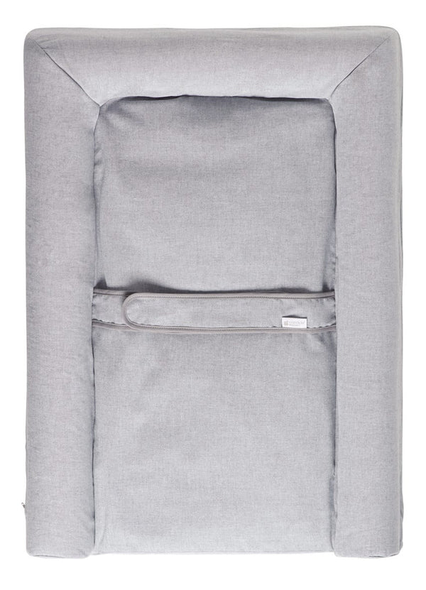 Candide Comfort Changing Mat Waterproof Raised Edges Support Belt Heather Grey 70 x 50 x 10 cm 0M+