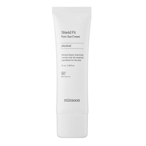 Mixsoon Shield Fit Pure Suncream Cream SPF 50+ PA++++ Ceramide NP and Hyaluronic Acid 50ml