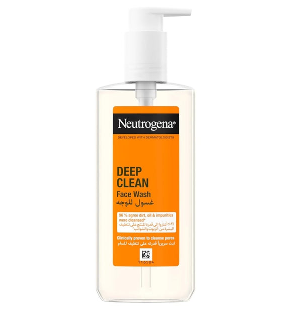 Neutrogena Deep Clean Facial Cleanser Face Wash