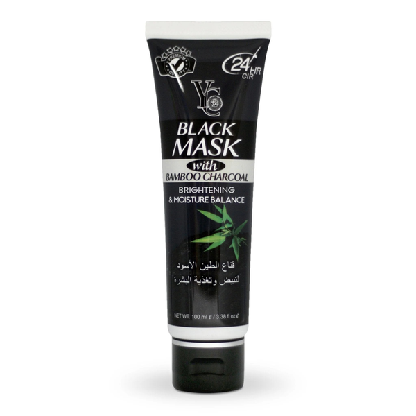 YC Black Mask Bamboo Charcoal Brightening Facial Mask 100 ml