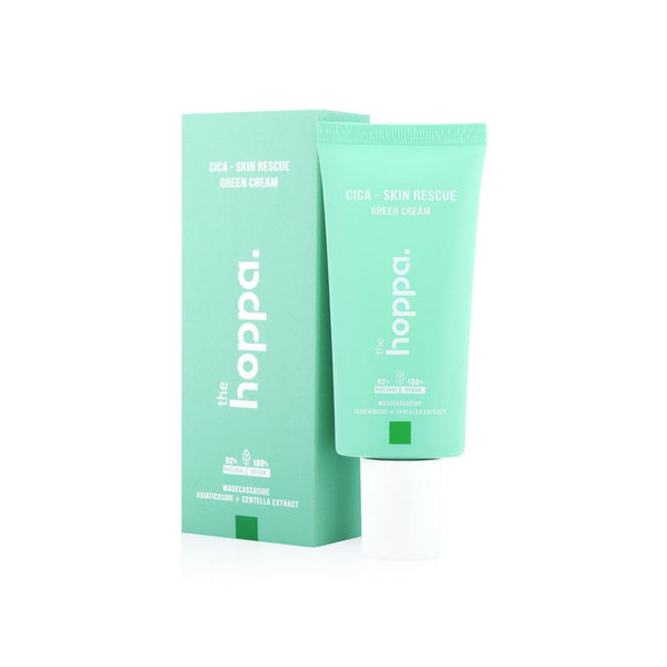 The Hoppa Rescue Cream with Centella Extract, Lightweight Hydrating Face Cream, 50ml