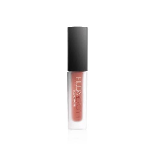 Huda Beauty Liquid Matte Lipstick Velvety Matte Finish Trendsetter Warm Brown Nude 1.9 ml