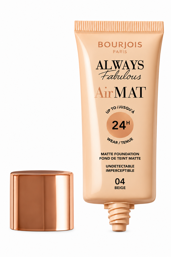 Bourjois Always Fabulous Air Mat Matte Foundation Oil-Control Beige 04