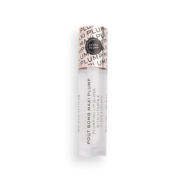 Makeup Revolution Pout Bomb Maxi Plump Lip Gloss Ultra-Glossy Finish Vitamin E