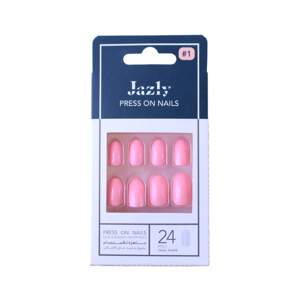 Jaziy Press-On Nails Oval Shape