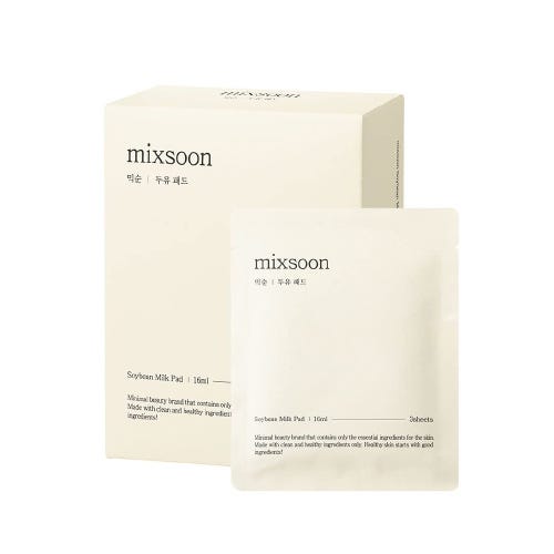 Mixsoon Soybean Milk Pad Fermented Soybean Essence Moisturizing Facial Pads 10 Pieces