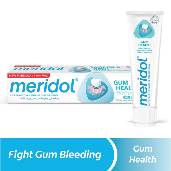 Meridol Gum Health Toothpaste Fluoride Formula with Zinc and Amine 75 ml