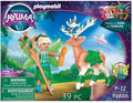 PLAYMOBIL Adventures of Ayuma Forest Fairy With Deer Soul Animal and Accessories