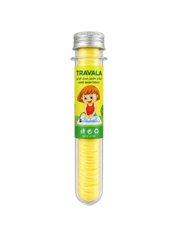 Travala Lemon Scent Hand Wash Tablets Portable Soap Tablets