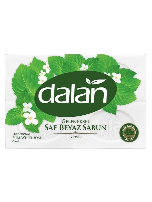 Dalan White Classic Bath Soap Rich Lather Refreshing Scent 4 x 150g
