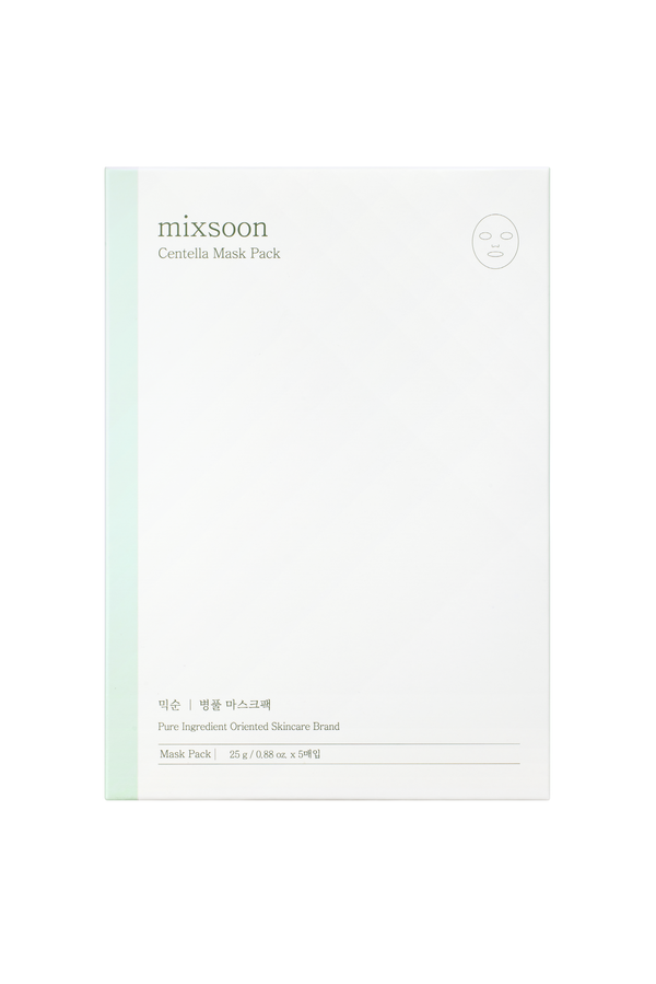 Mixsoon Centella Asiatica Sheet Mask Soothing Hydrating Facial Mask Pack