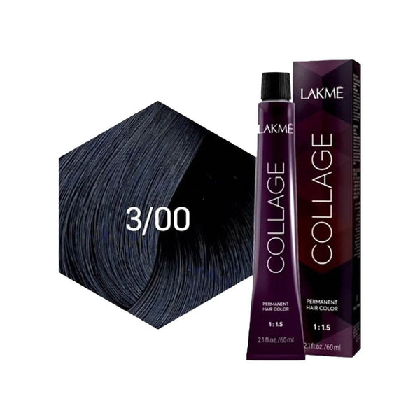 Lakme Collage Clear Hair Dye Dark Brown 3/00 Soybean Complex OF5 Technology
