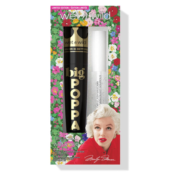 Wet n Wild Marilyn Monroe Eye Set Big Poppa Mascara and Mega Clear Brow & Lash Mascara