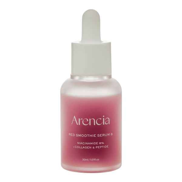 Arencia Fresh Red Smoothie Serum, 8% Niacinamide and Peptides, 30ml