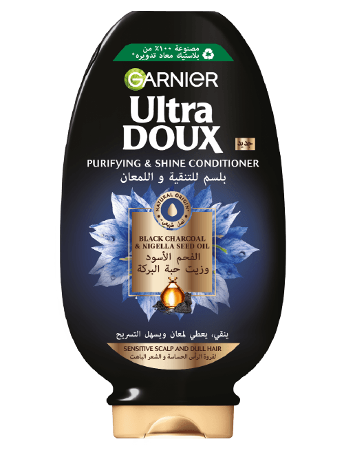 Ultra Doux Charcoal & Nigella Seed Oil Purifying Shine Shampoo 360ml