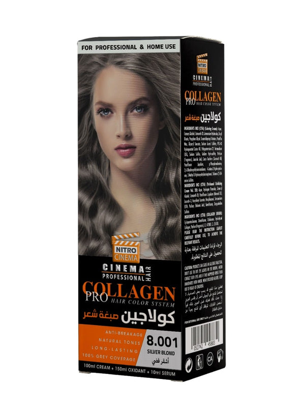 Nitro Canada Collagen Hair Dye Silver Blonde 8.001