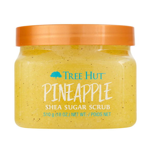 Tree Hut Pineapple Shea Sugar Scrub Exfoliating Body Scrub with Shea Butter and Pineapple Extract, 510 g