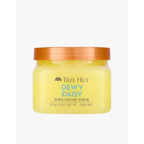 Tree Hut Dewy Daisy Shea Sugar Scrub, Exfoliating Body Scrub with Shea Butter, Calendula and Chamomile, 510 g