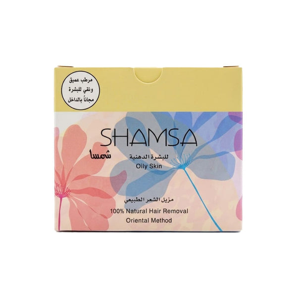 Shamsa Natural Hair Remover Wax for Oily Skin, 300g