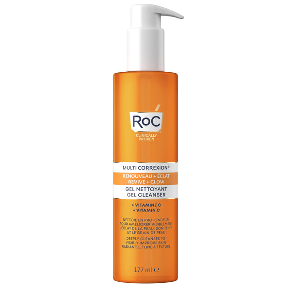 Roc Multi Correxion Revive & Glow Gel Cream Cleanser with Vitamin C 177ml