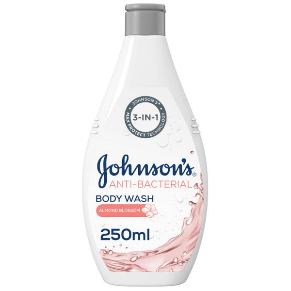Johnson's Anti-Bacterial Almond Blossom Body Wash Glycerin 250ml