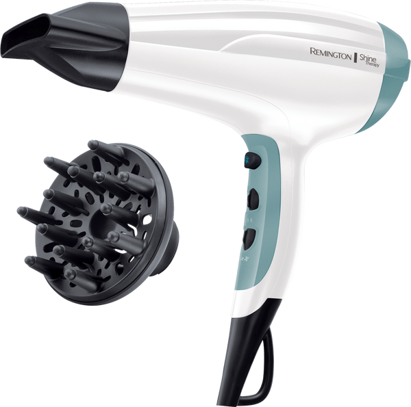 Remington Shine Therapy Hair Dryer 2300W Ionic Technology 85km/h Airflow