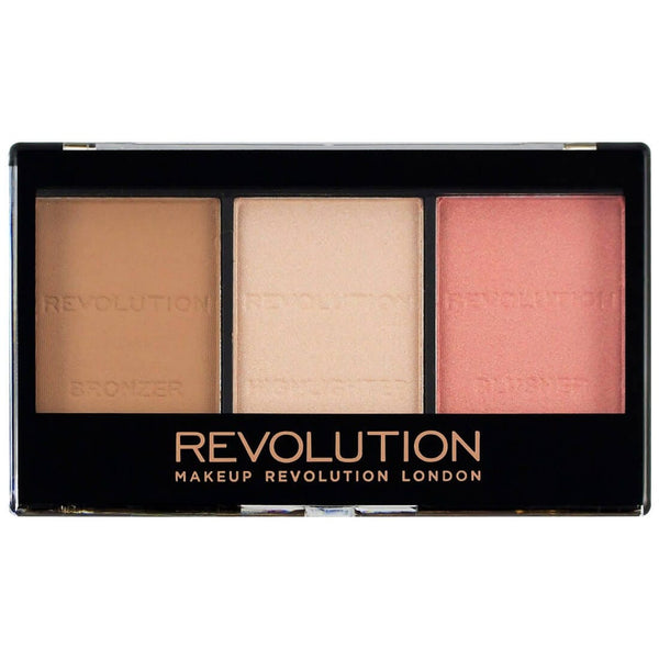 Makeup Revolution Ultra Contour Kit Multicolor 18-Shade Bronzer Blush Highlighter Palette