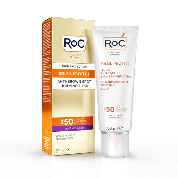 RoC Soleil-Protect Unifying Fluid SPF 50 Lightweight Facial Sunscreen 50ml