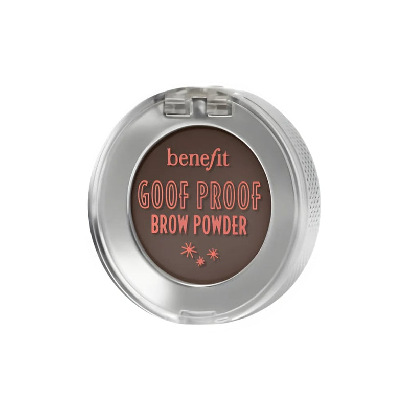 Benefit Goof Proof Brow Powder Matte Finish Castor Oil 4 Warm Deep Brown