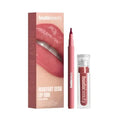Huda Beauty Makeout Sesh Lip Duo Lip Liner and High-Shine Gloss Rosy Nudes