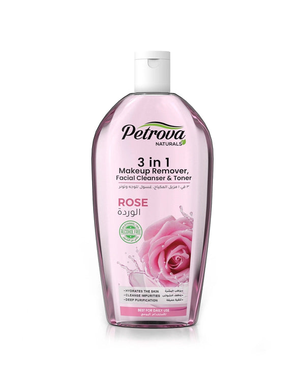 PETROVA 3 in 1 Cleanser-Toner Rose Facial Cleansing Formula 400ml