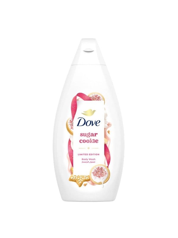 Dove Sugar Cookie Body Wash Creamy Lather Plant-Based Moisturizers Warm Fragrance 450 ml