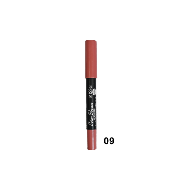 Miss 2M Color Dream Long-Lasting Pen Lipstick Moisturizing Formula Shade 09
