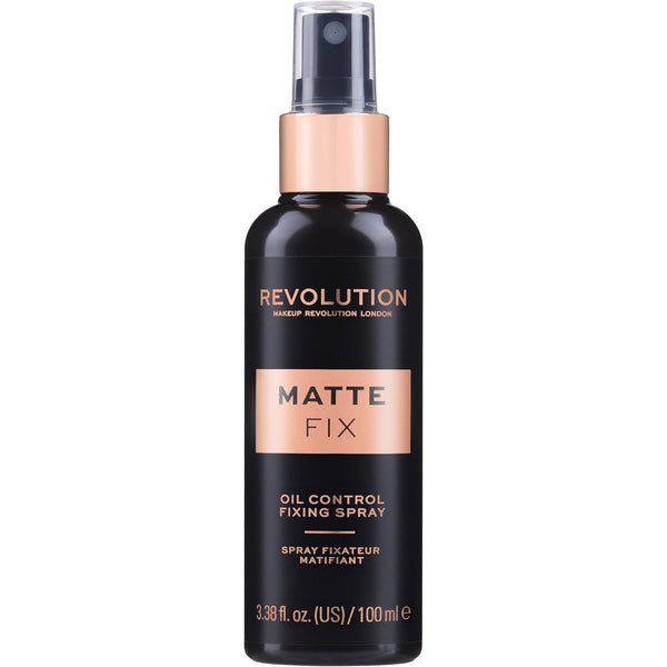 MAKEUP REVOLUTION Matte Fix Oil Control Setting Spray, Matte Finish, 100 ml