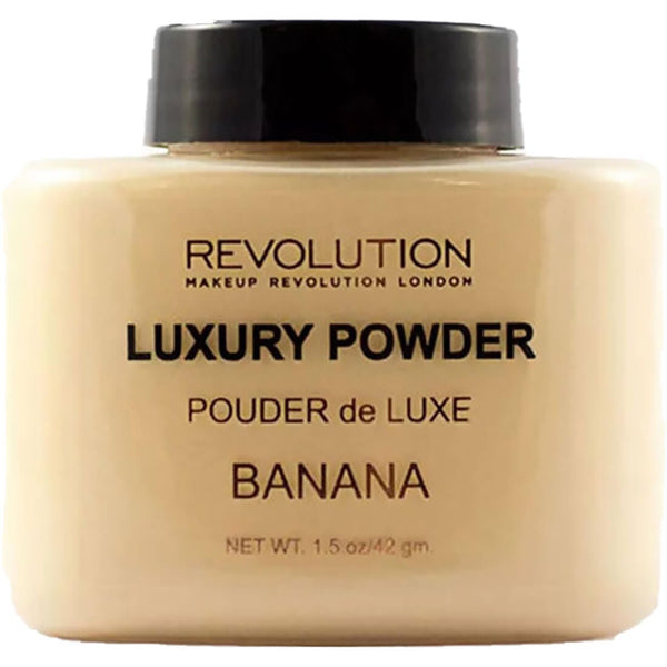 Makeup Revolution Luxury Banana Powder Loose Mattifying Powder Banana 1 Pc