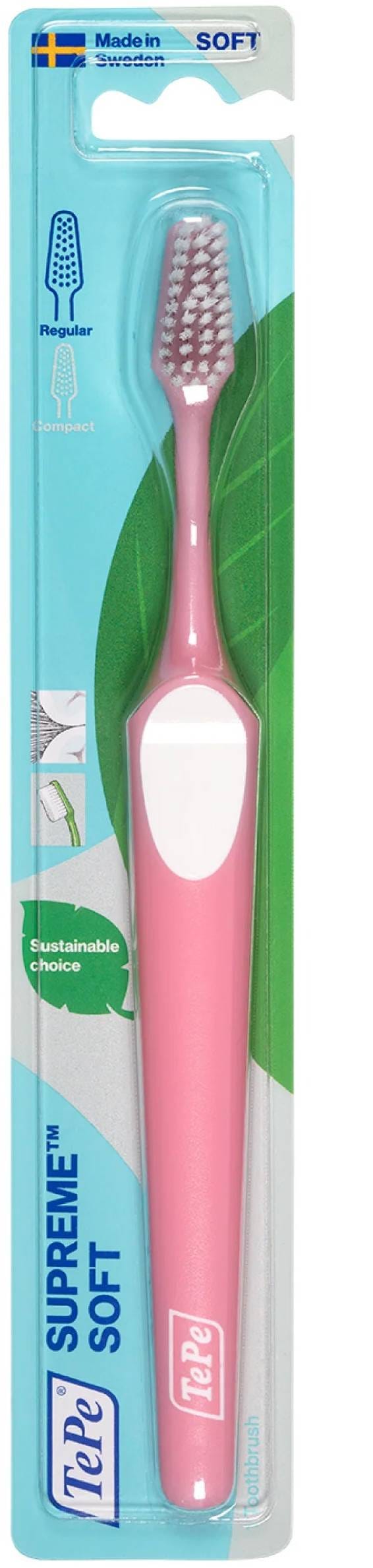 TePe Supreme Toothbrush Two-Level Bristles 1 Piece