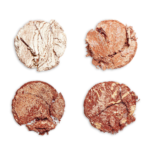 Makeup Revolution Cheek Kit Blush Palette, 4 Shimmering Shades, Vegan Formula