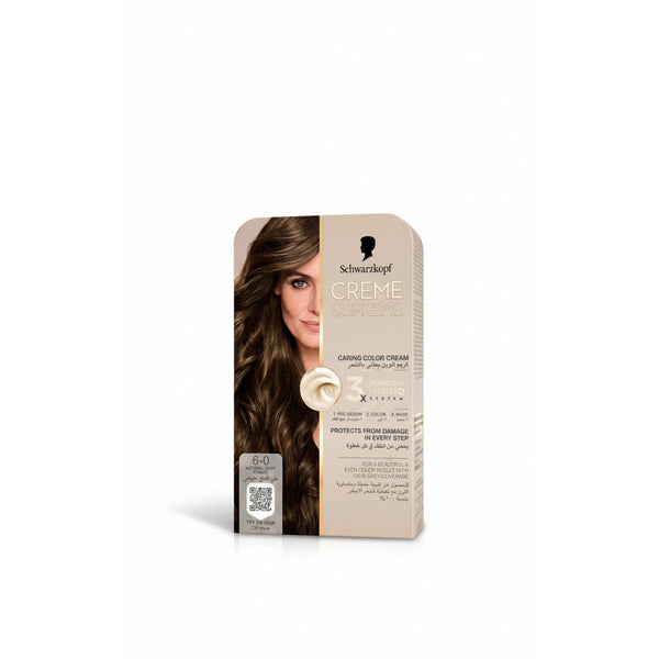Creme Supreme Hair Color Kit Shade 6 Natural Light Brown