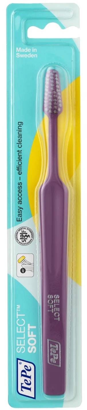 TePe Select Toothbrush Tapered Head End-Rounded Bristles 1 Piece