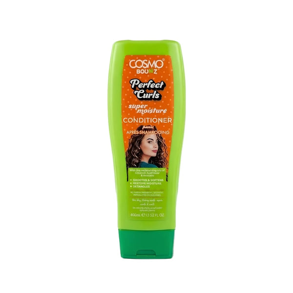 Cosmo Bounce Perfect Curls Conditioner Creamy Hydrating Formula for Dry, Curly Hair 400ml