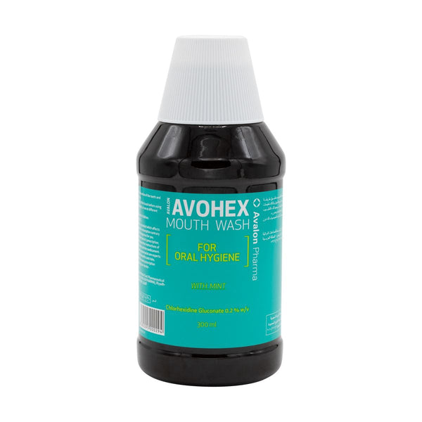 Avalon Avohex Mouthwash Mint Flavor Chlorhexidine Gluconate 0.2% 300 ml