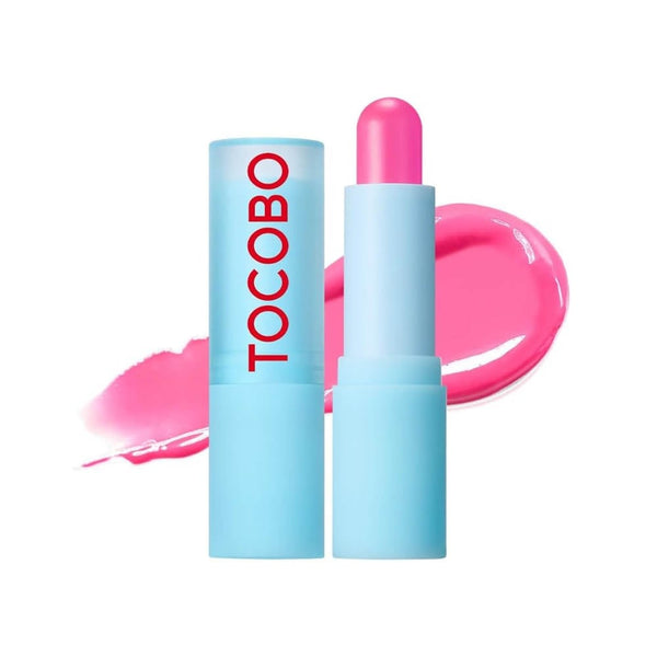 Tocobo Glass Tinted Lip Balm Glossy Finish Sunflower & Olive Oils Better Pink 3.5 g