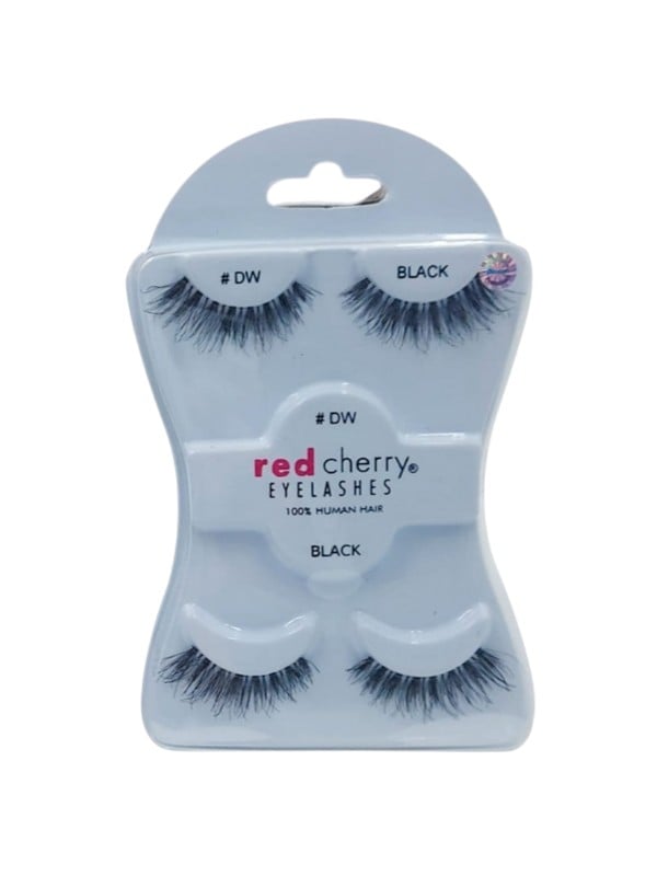 Red Cherry DW False Eyelashes, Lightweight Natural-Length Gradient, Self-Adhesive