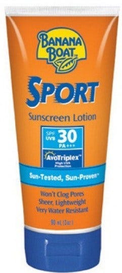 Banana Boat Sport Sun Lotion SPF30 Broad Spectrum UVA/UVB 90ml